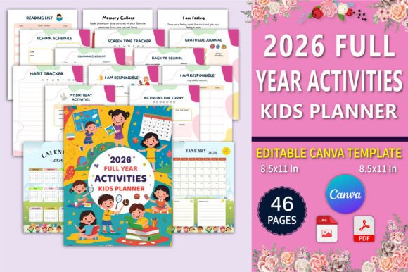 2026 Full Year Activities Kids Planner: Turning Chaos into Childhood Confidence