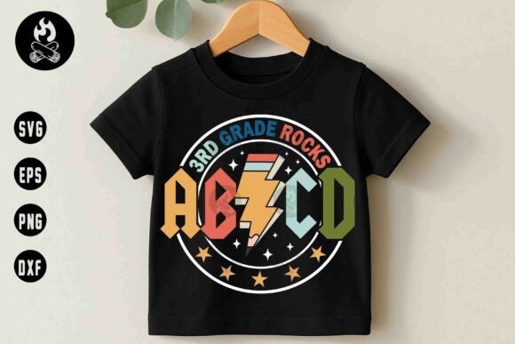 3rd Grade Rocks ABCD SVG and School Rock SVG: The Ultimate Design for Celebrating Third Graders