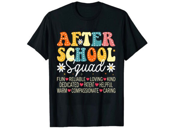 After School Squad SVG T-Shirt: The Ultimate Solution for Staff Appreciation and Team Spirit