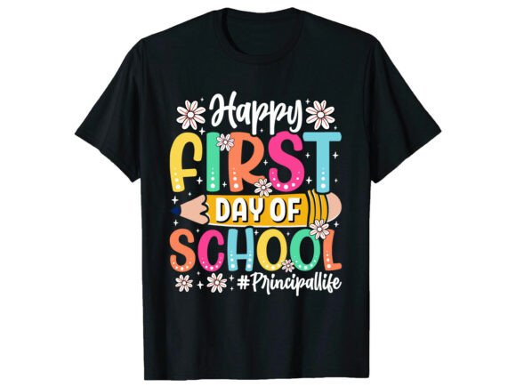 Celebrate the Start of the Year with a Happy First Day of School SVG T-Shirt