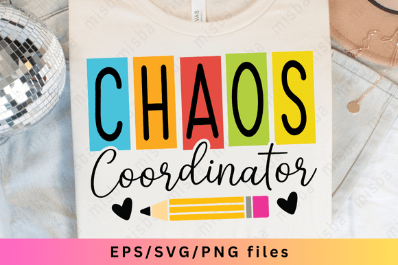 Chaos Coordinator Svg: The Teacher's Secret Weapon