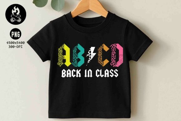 Colorful ABCD Leopard Class PNG: A Bold Choice for Back-to-School Creativity