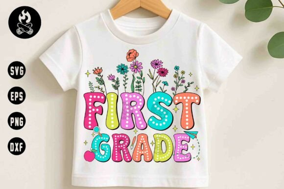 First Grade SVG, Cute Floral School SVG: A Creative Guide for Back-to-School Projects