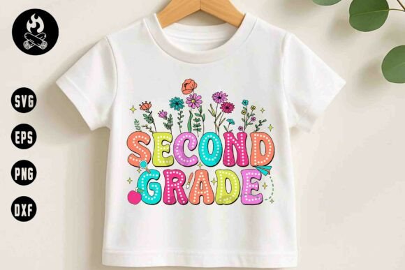 Second Grade SVG, Boho School SVG: Bringing Warmth and Style to Back-to-School Projects
